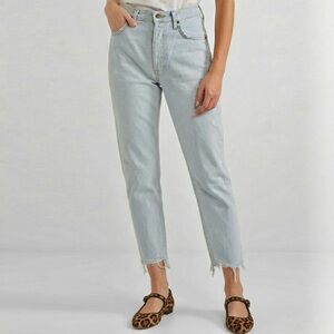 AGOLDE Jamie High-Rise Classic Jeans in Meadow W27